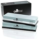 ChefMe! Schleifstein Set 4-in-1 mit deutscher...