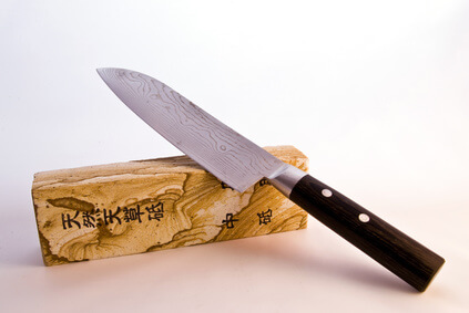 Schleifstein für Damastmesser