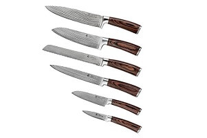 Wakoli 6er Damastmesser Set