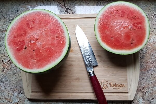 Wassermelone richtig schneiden