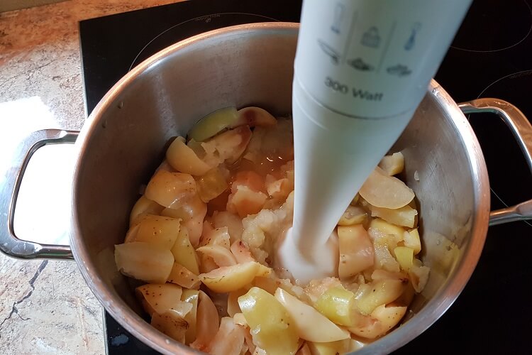 Apfelmus selber machen ohne Zucker